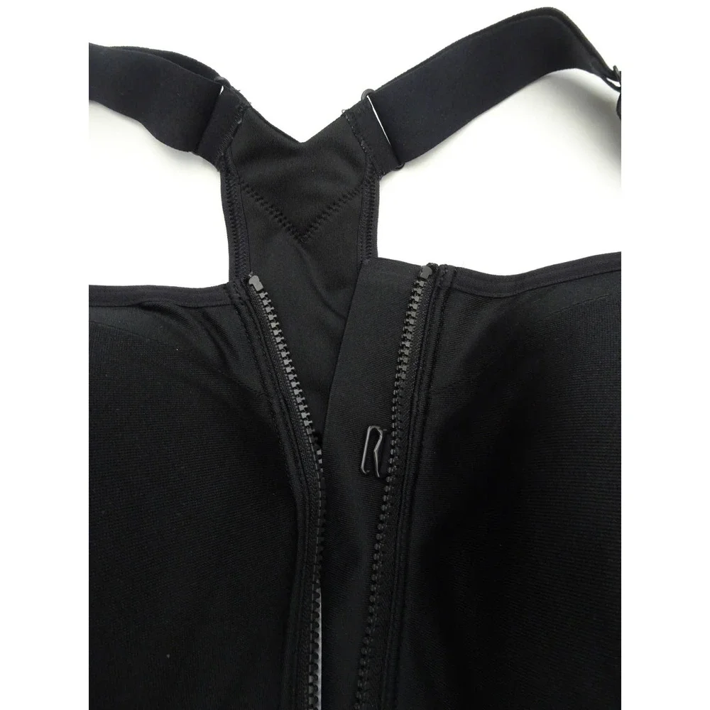Under Armour Black Sports Bra Front Zipper, 38D - Picture 7 of 7
